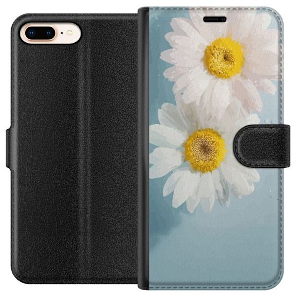 Plånboksfodral till Apple iPhone 7 Plus med Sommarblommor
