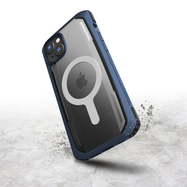 Raptic iPhone 14 Pro Max -kotelo Magsafe Secure Armored - sininen