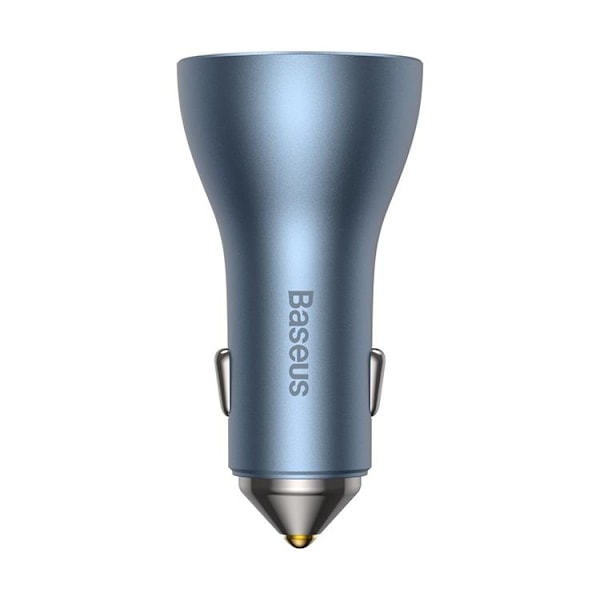 Baseus Golden Contactor Pro USB-A Billaddare + 2x USB-C 65W - Blå