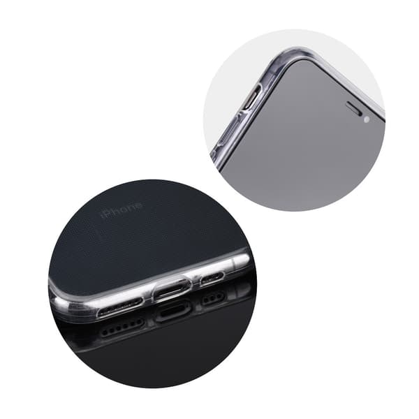 Ultrathin 0,5mm silikonkuori iPhone 5/5S:lle Transparent