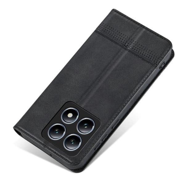 AZNS Xiaomi 14T Plånboksfodral Konstläder - Svart