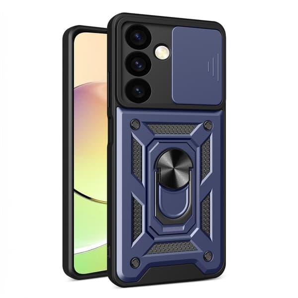 Mobilskal till Galaxy A15 5G Hybrid Armor Camshield - Blå Blå