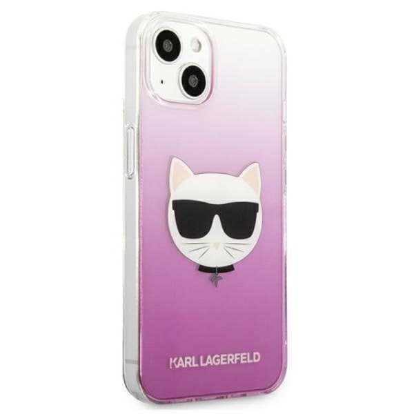 Karl Lagerfeld iPhone 13 mini Skal Choupette Head - Rosa