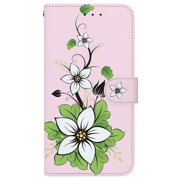 Sony Xperia 1 VII Konstläder Plånboksfodral Pattern Printing - Lily Flerfärgad
