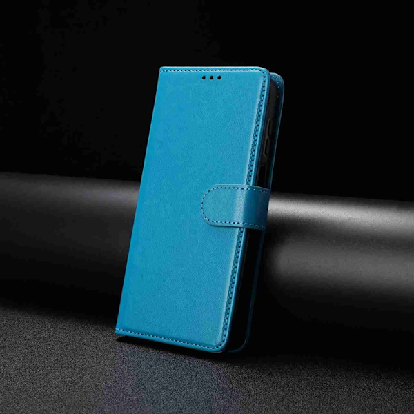 OnePlus 15 5G Plånboksfodral Folio Flip Konstläder Blå