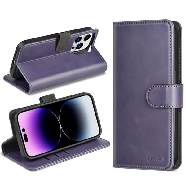 Puloka iPhone 14 Pro Max Pungetui Magsafe 2i1 - Lilla Lila