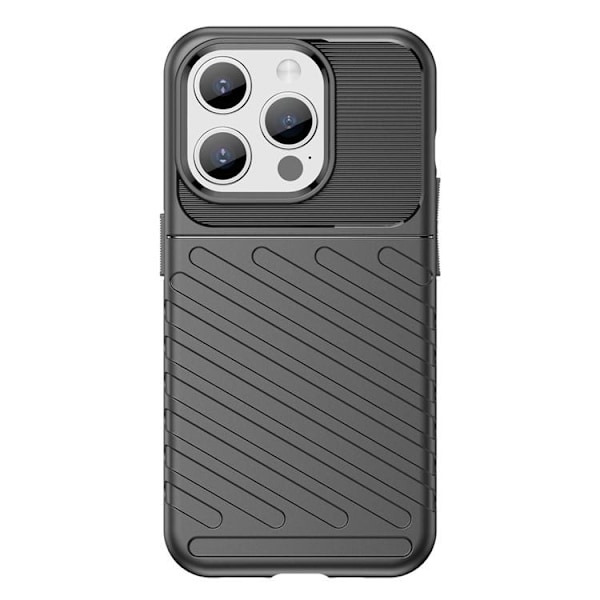 iPhone 15 Pro Mobilskal Twill Thunder - Svart Svart