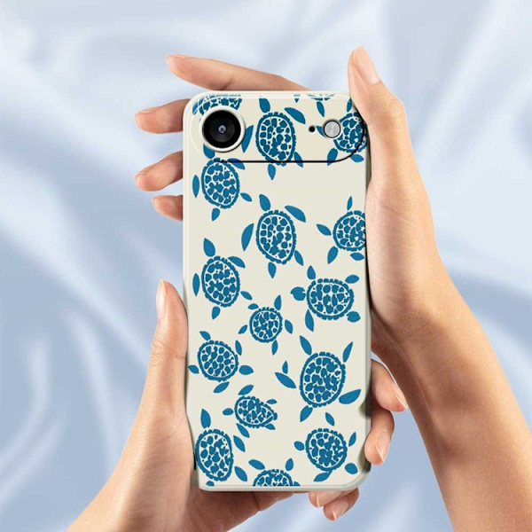 Mobilskal till iPhone Air Turtle Pattern Straight Edge - Svart Svart