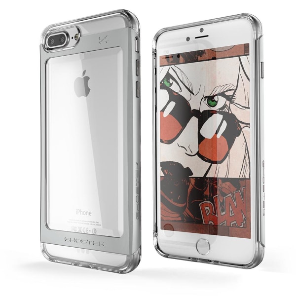 Ghostek Cloak 2 -kotelo Apple iPhone 7 Plus -puhelimelle - hopea Silver