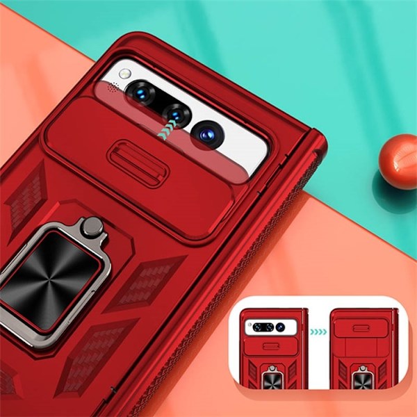 Google Pixel Fold Mobilskal Kickstand Magnetic - Svart Svart
