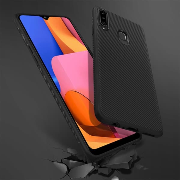 Jazz Twill Mobilskal Samsung Galaxy A20s - Svart Black