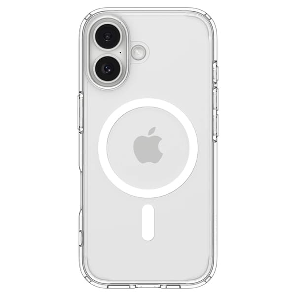 Spigen Telefontaske til iPhone 17 Magsafe Ultra Hybrid - Klar/Hvid Transparent