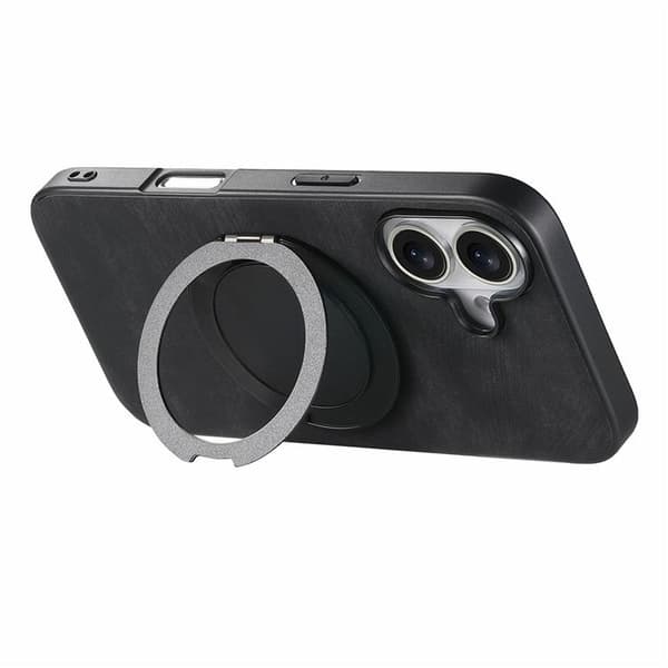 Mobilskal till iPhone 17 Rotating Kickstand - Svart Svart