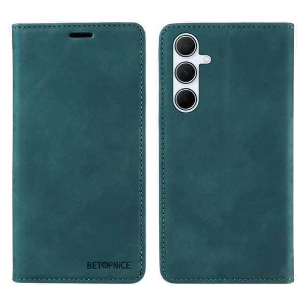 BETOPNICE 003 Samsung Galaxy A56 5G Plånboksfodral Konstläder - Grön