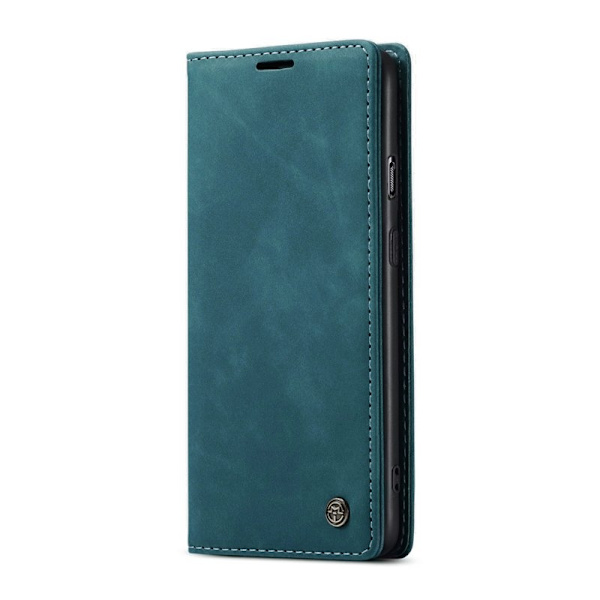 CASEME 013 Auto-absorberande Konstläderplånboksfodral OnePlus 8T Blå
