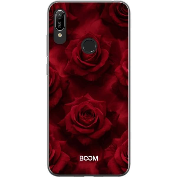 Mobilcover til Huawei Y6 (2019) med Crimson Rose