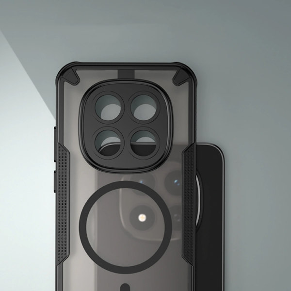 Tech-Protect Mobilskal för Xiaomi Redmi Note 15 Pro 5G MagSafe Rugged Shield Svart