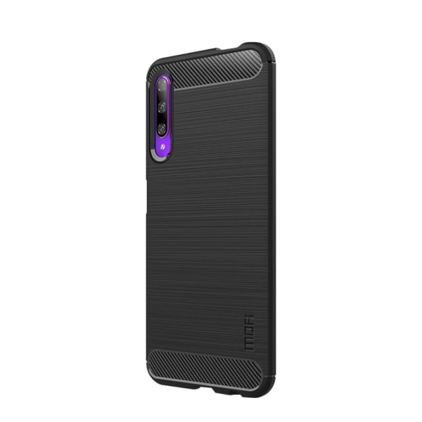 MOFI Carbon Fiber -kuori Huawei P Smart Pro - Musta Black