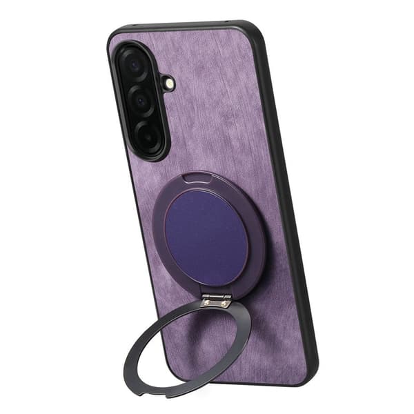 Mobilskal för Samsung Galaxy S26 Konstläder Kickstand - Lila