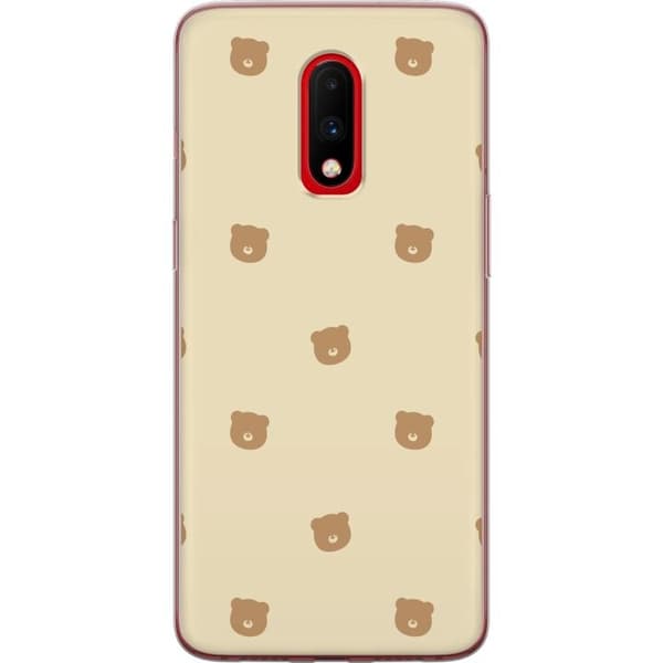 Mobilskal till OnePlus 7 med Björnmönster