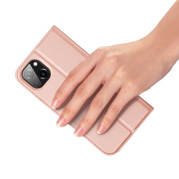 Dux Ducis iPhone 14 Plus -kotelo Skin Series Holster - Pinkki Rosa