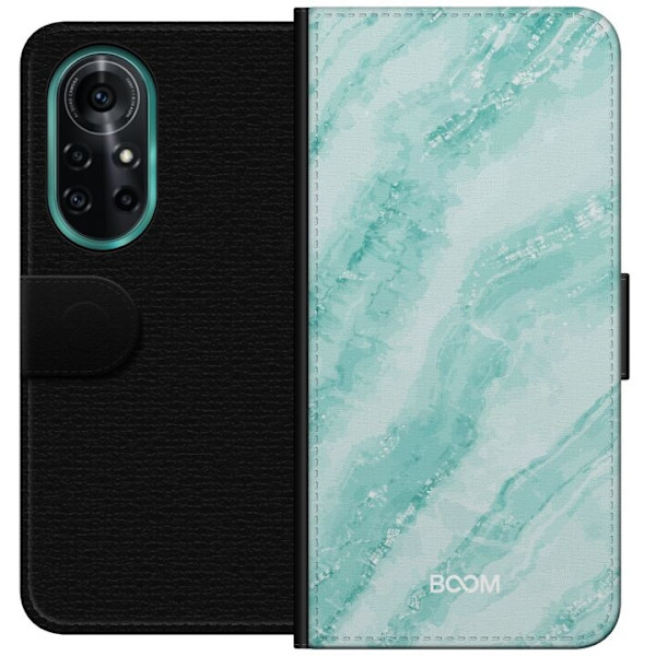 Plånboksfodral till Huawei nova 8 Pro med Mint Marble