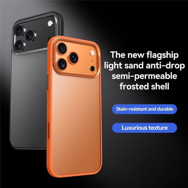 SULADA Mobilskal till iPhone 17 Pro Shockproof Matte - Orange Orange