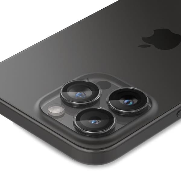 Spigen [2-Pack] iPhone 17 Pro/17 Pro Max Kameralinsskydd Härdat Glas Transparent