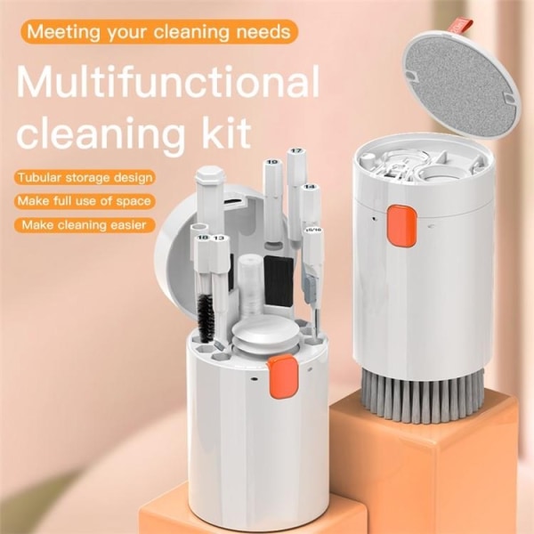 20-in-1 Cleaning Tool Kit med Brush - Vit