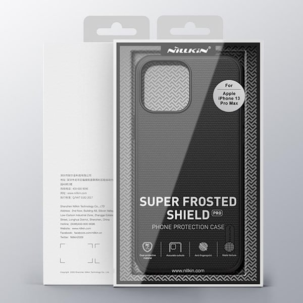 Nillkin Super Frosted Skal iPhone 13 Pro Max - Svart Svart