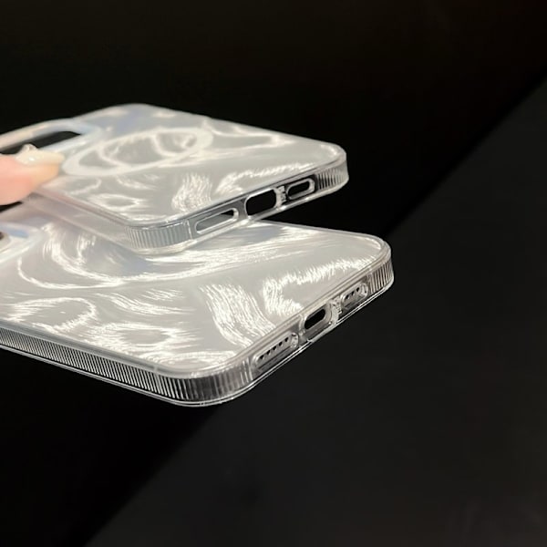 XUNDD Mobilskal till iPhone 15 Pro MagSafe TPU+Acrylic Vit
