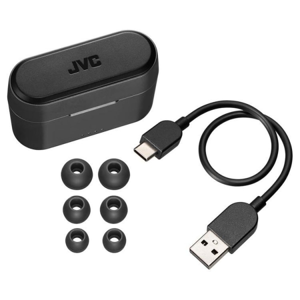 JVC Headphone In-Ear True Wireless Stix - musta