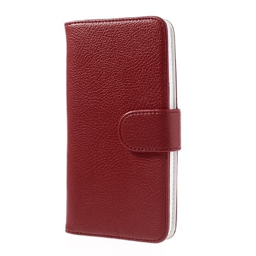 Embossed Plånboksväska till LG G Flex (Röd) Röd