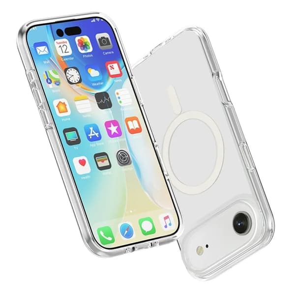 BOOM Mobilskal till iPhone Air Magsafe PC + TPU - Transparent Transparent