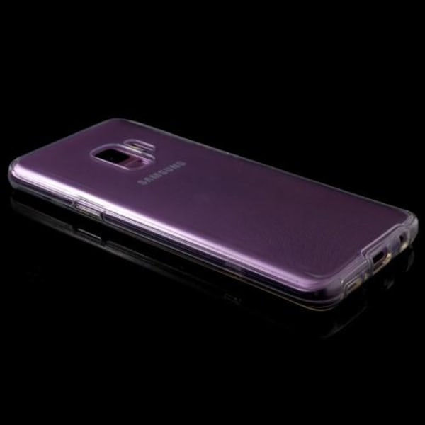 Touchable Front + Back TPU Mobilskal till Galaxy S9 - Clear