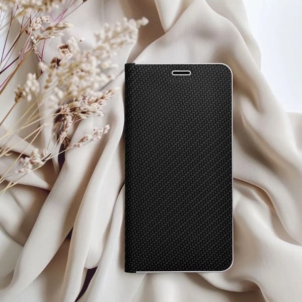 iPhone 16e Pung Etui Luna Carbon - Sort Black