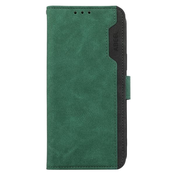 ABEEL Samsung Galaxy S25/S24 Plånboksfodral Konstläder RFID Grön