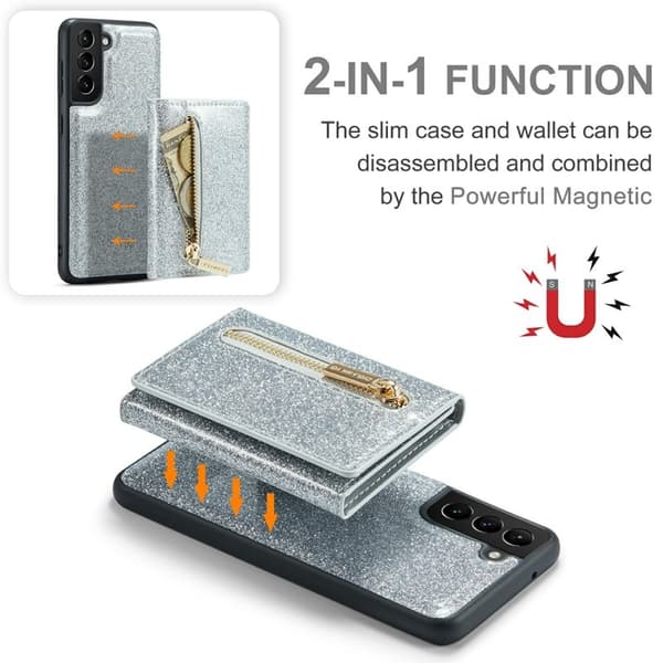 DG.MING M3 Mobilskal till Samsung Galaxy S21 FE 5G Silver