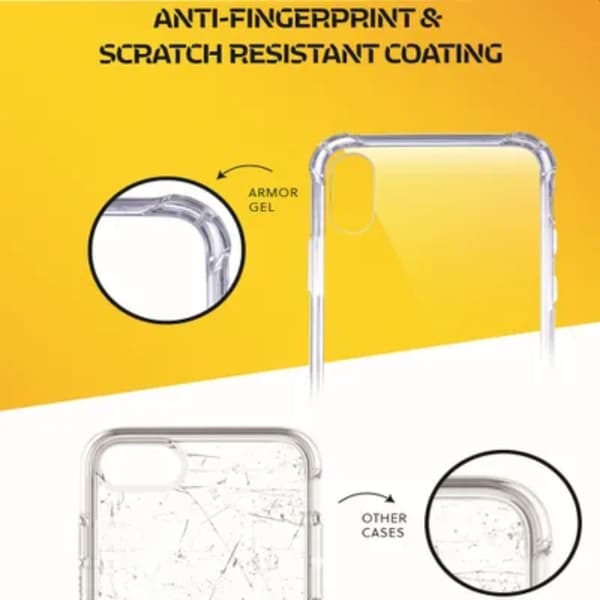 iPhone 15 Pro -kännykkäkuori Jelly Armor Roar - läpinäkyvä Transparent