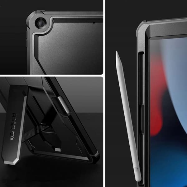 Tech-Protect iPad 10.9 2022 Etui Kevlar Pro - Sort Svart