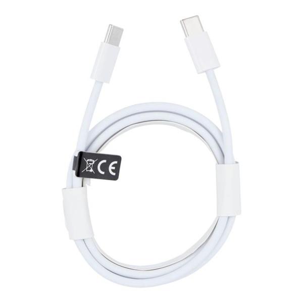 USB-C till USB-C kabel 2m 30W HD26- Vit