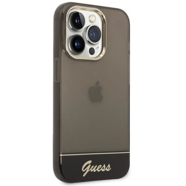 GUESS iPhone 14 Pro Max Skal Translucent - Sort