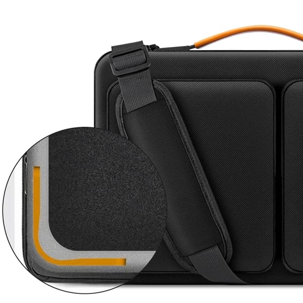 Tech-Protect Datorfodral 13-14" Defender - Svart/Orange Svart