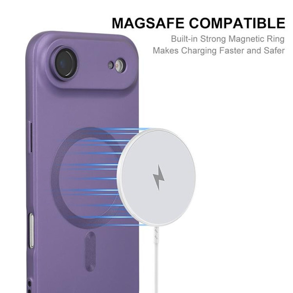 HAT PRINCE Mobilskal till iPhone Air MagSafe Scratch Proof - Mörkgrå Grå