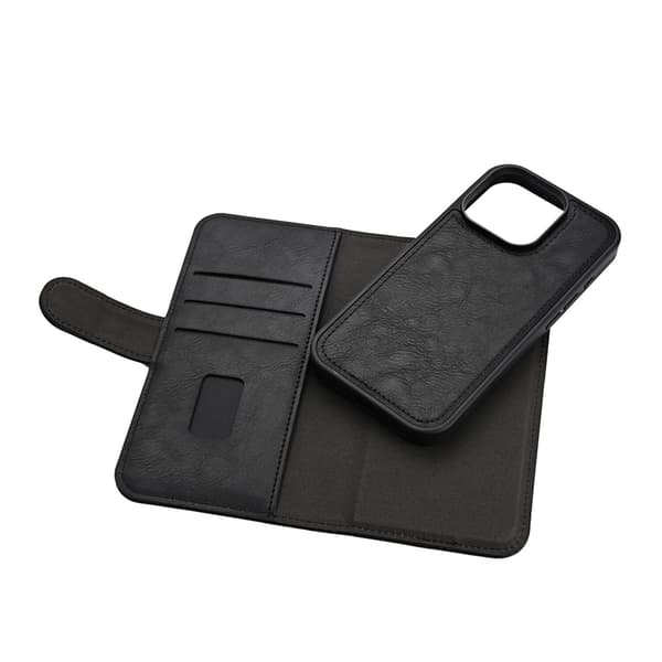 GEAR iPhone 16 Pro Max Plånboksfodral MagSafe 2-i-1 - Svart Black