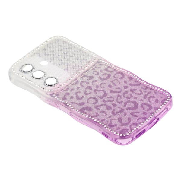 Mobilskal för Samsung Galaxy S26 Plus TPU med rhinestones - Gradient Lila