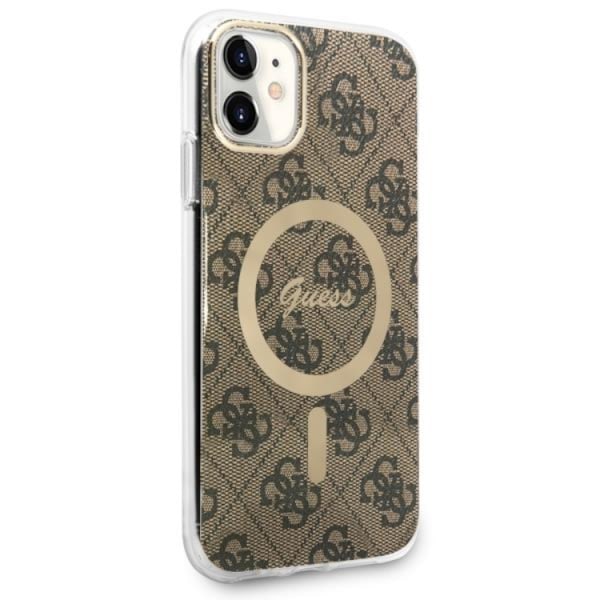 Guess iPhone 11 Mobilskal MagSafe - Brun