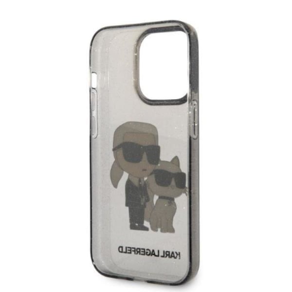 Karl Lagerfeld iPhone 14 Pro Max Skal IML GLIT NFT Karl & Choupe