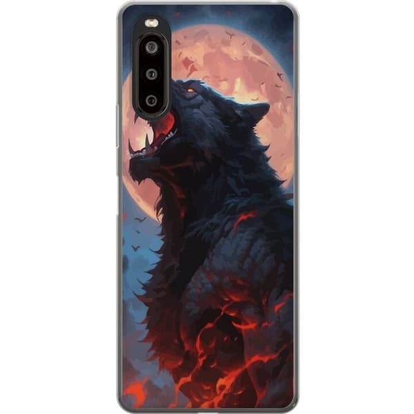 Mobilskal till Sony Xperia 10 II med Ylande varg