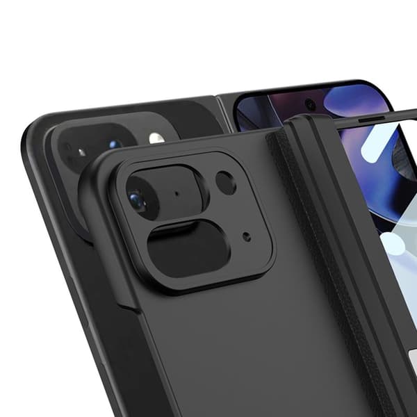 GKK Google Pixel 10 Pro Fold Fodral PC + Tempered Glass - Silver
